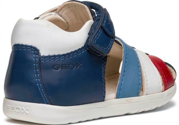 Geox Baby-Jungen B Macchia Boy Sandal Avio White Größe 24 EU-5