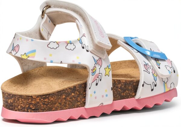 Geox Mädchen B Sandal Chalki Weiß 25 EU Atmungsaktive Sandale-5
